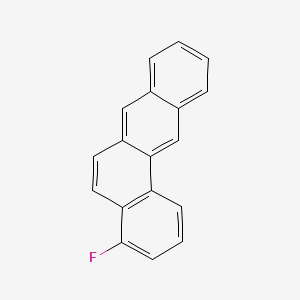 molecular formula C18H11F B13417768 Benz(a)anthracene, 4-fluoro- CAS No. 388-72-7