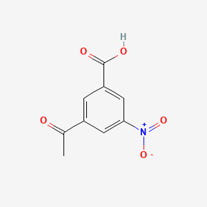 molecular formula C9H7NO5 B1341777 3-乙酰基-5-硝基苯甲酸 CAS No. 717-75-9