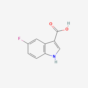 molecular formula C9H6FNO2 B1341778 5-fluoro-1H-indole-3-carboxylic acid CAS No. 23077-43-2