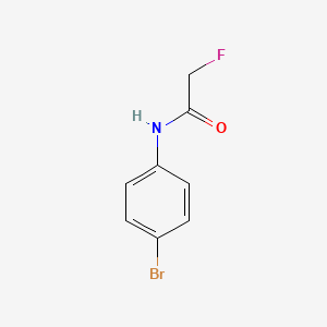 molecular formula C8H7BrFNO B13417818 N-(4-Bromophenyl)-2-fluoroacetamide CAS No. 351-05-3