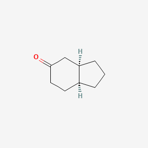 molecular formula C9H14O B13417834 cis-rel-(3R,7S)-Octahydro-5H-inden-5-one 