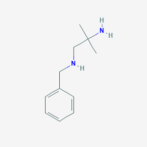 molecular formula C11H18N2 B1341786 1,2-Propanediamine, 2-methyl-N1-(phenylmethyl)- 
