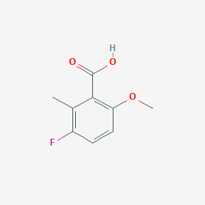 molecular formula C9H9FO3 B1341788 3-Fluoro-6-methoxy-2-methylbenzoic acid CAS No. 220901-72-4