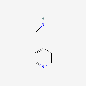 molecular formula C8H10N2 B1341792 4-(氮杂环丁-3-基)吡啶 CAS No. 790646-47-8