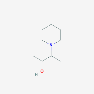 molecular formula C9H19NO B1341795 3-(Piperidin-1-yl)butan-2-ol CAS No. 1088238-06-5