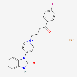 molecular formula C22H19BrFN3O2 B13417998 1,2,3,6-Tetra-dehydro Droperidol 