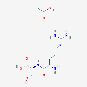 molecular formula C11H23N5O6 B13418024 H-Arg-Ser-OH 