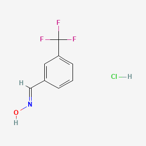 molecular formula C8H7ClF3NO B13418032 anti-m-Trifluoromethylbenzaldoxime hydrochloride CAS No. 73664-60-5