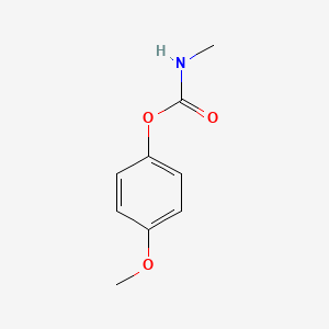 molecular formula C9H11NO3 B13418054 4-Methoxyphenyl methylcarbamate CAS No. 3938-29-2
