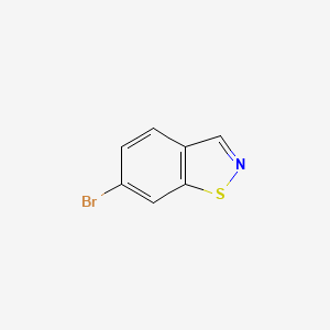 molecular formula C7H4BrNS B1341809 6-Bromobenzo[d]isothiazole CAS No. 877265-23-1