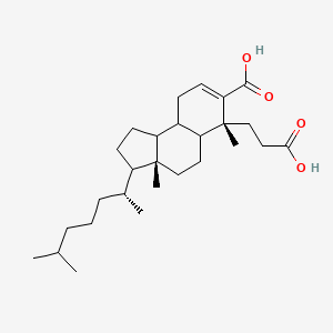 molecular formula C27H44O4 B13418128 Diels' Acid 