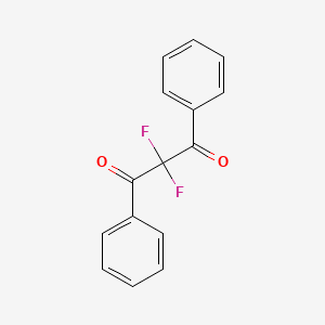 molecular formula C15H10F2O2 B13418151 2,2-Difluoro-1,3-diphenylpropane-1,3-dione CAS No. 365-00-4