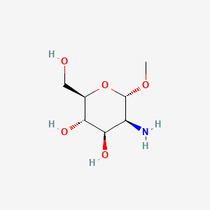 molecular formula C7H15NO5 B13418176 Methyl-2-amino-2-deoxy-alpha-D-mannopyranoside CAS No. 50991-93-0