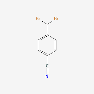 molecular formula C8H5Br2N B13418276 4-(Dibromomethyl)benzonitrile 