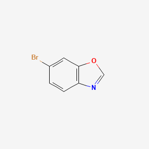 molecular formula C7H4BrNO B1341829 6-溴苯并[d]恶唑 CAS No. 375369-14-5