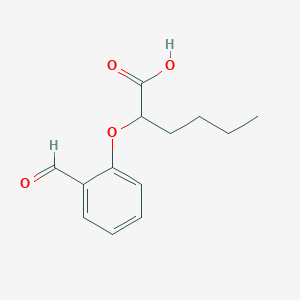 molecular formula C13H16O4 B1341831 2-(2-Formylphenoxy)hexanoic acid CAS No. 138320-27-1