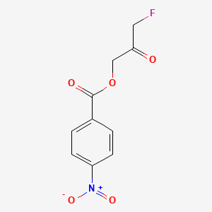 molecular formula C10H8FNO5 B13418372 (3-fluoro-2-oxopropyl) 4-nitrobenzoate CAS No. 62522-66-1