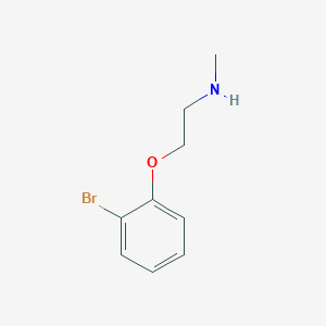 molecular formula C9H12BrNO B1341840 2-(2-溴苯氧基)-N-甲基乙胺 CAS No. 915920-44-4