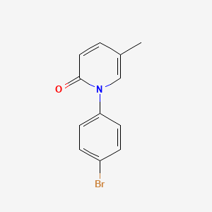 molecular formula C12H10BrNO B13418425 1-(4-Bromophenyl)-5-Methyl-2(1H)-Pyridinone 