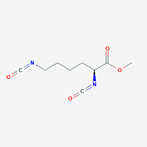 molecular formula C9H12N2O4 B13418428 Methyl N~2~,N~6~-bis(oxomethylidene)-L-lysinate CAS No. 45158-78-9
