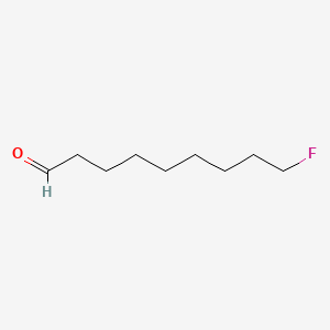 molecular formula C9H17FO B13418462 9-Fluorononanal CAS No. 463-25-2