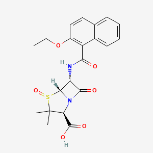 molecular formula C21H22N2O6S B13418467 Nafcillin Sulfoxide 