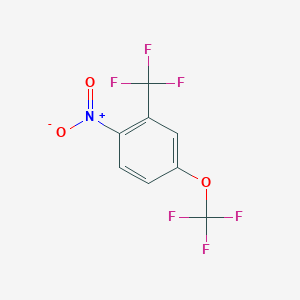 1-Nitro-4-(trifluoromethoxy)-2-(trifluoromethyl)benzene