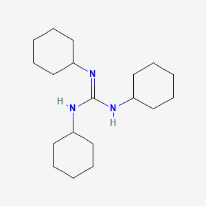 molecular formula C19H35N3 B13418482 1,2,3-Tricyclohexylguanidine CAS No. 4833-41-4