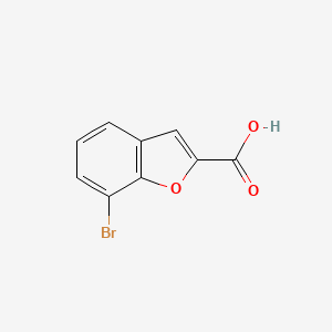 molecular formula C9H5BrO3 B1341860 7-Bromobenzofuran-2-carboxylic acid CAS No. 550998-59-9