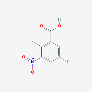 molecular formula C8H6FNO4 B1341862 5-Fluoro-2-methyl-3-nitrobenzoic acid CAS No. 850462-64-5