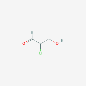 molecular formula C3H5ClO2 B13418636 2-chloro-3-hydroxyPropanal 