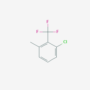 molecular formula C8H6ClF3 B1341868 1-Chloro-3-methyl-2-(trifluoromethyl)benzene CAS No. 112641-25-5