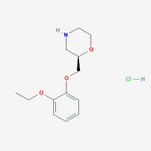 molecular formula C13H20ClNO3 B134187 (R)-Viloxazine Hydrochloride CAS No. 56287-63-9