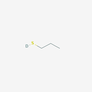 molecular formula C3H8S B13418756 1-Propanethiol-SD 