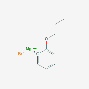 molecular formula C9H11BrMgO B13418871 Magnesium;propoxybenzene;bromide 