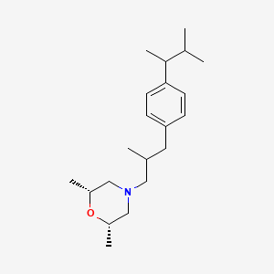 molecular formula C21H35NO B13418923 1-Desmethyl-2-methylpropyl Amorolfine 