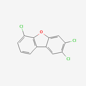 molecular formula C12H5Cl3O B13419025 2,3,6-Trichlorodibenzofuran CAS No. 57117-33-6
