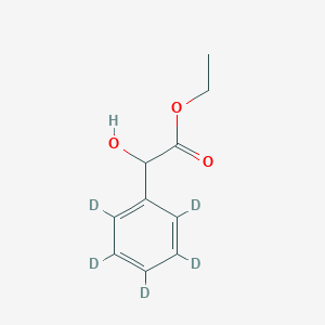 molecular formula C10H12O3 B13419054 Ethyl Mandelate-d5 