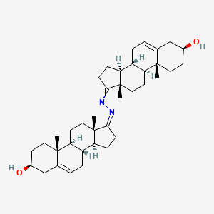 molecular formula C38H56N2O2 B13419318 3b-17-Imino-androst-5-en-3-ol Dimer 