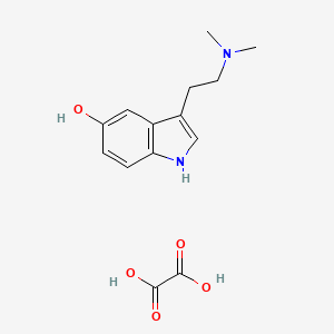 molecular formula C14H18N2O5 B13419329 Bufotenine monooxalate CAS No. 2963-79-3