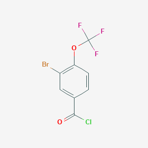 molecular formula C8H3BrClF3O2 B1341935 3-Bromo-4-(trifluoromethoxy)benzoyl chloride CAS No. 85366-63-8