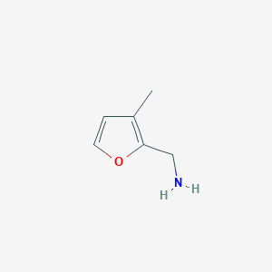 molecular formula C6H9NO B1341936 (3-Methylfuran-2-yl)methanamine CAS No. 388072-09-1
