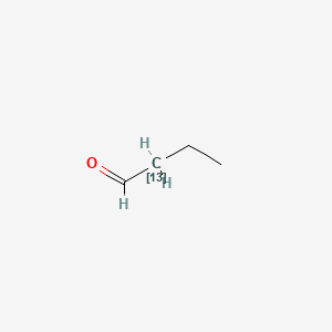 molecular formula C4H8O B13419406 (213C)butanal 