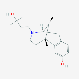 molecular formula C19H29NO2 B13419439 (+/-)-Pentazocine Hydrate 