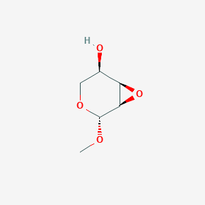 molecular formula C6H10O4 B13419477 Methyl 2,3-anhydro-beta-d-ribopyranoside 