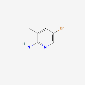 molecular formula C7H9BrN2 B1341949 5-bromo-N,3-dimethylpyridin-2-amine CAS No. 245765-66-6