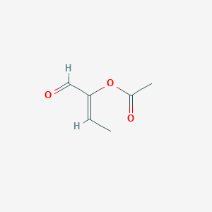 molecular formula C6H8O3 B13419519 2-Acetoxycrotonaldehyde 