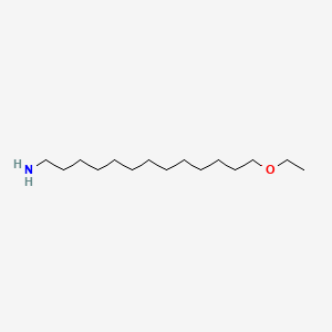 molecular formula C15H33NO B13419546 13-Ethoxytridecan-1-amine 