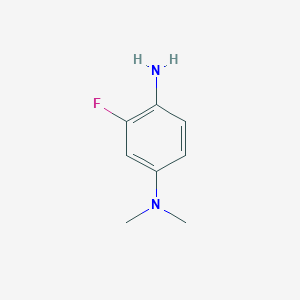 molecular formula C8H11FN2 B1341960 3-Fluoro-N1,N1-dimethylbenzene-1,4-diamine CAS No. 334905-81-6