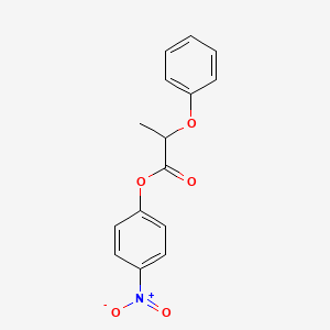 molecular formula C15H13NO5 B13419602 (4-nitrophenyl) 2-phenoxypropanoate 